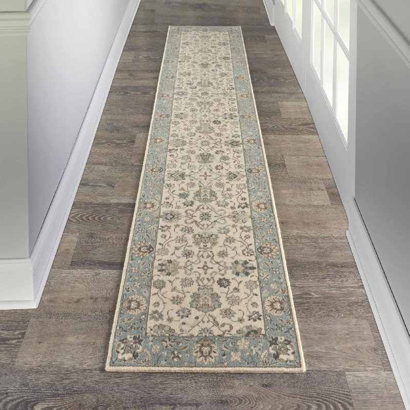 Crownover Wool Oriental Indoor Rug, Runner 2'6" x 12'