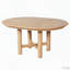 Table de salle à manger ovale extensible avec rallonge amovible