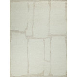 Kokomo Flatweave Wool Area Rug in Beige