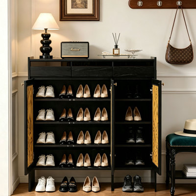 meuble à chaussures rétro de style européen