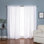 Semi Sheer Sliding Panel Pair