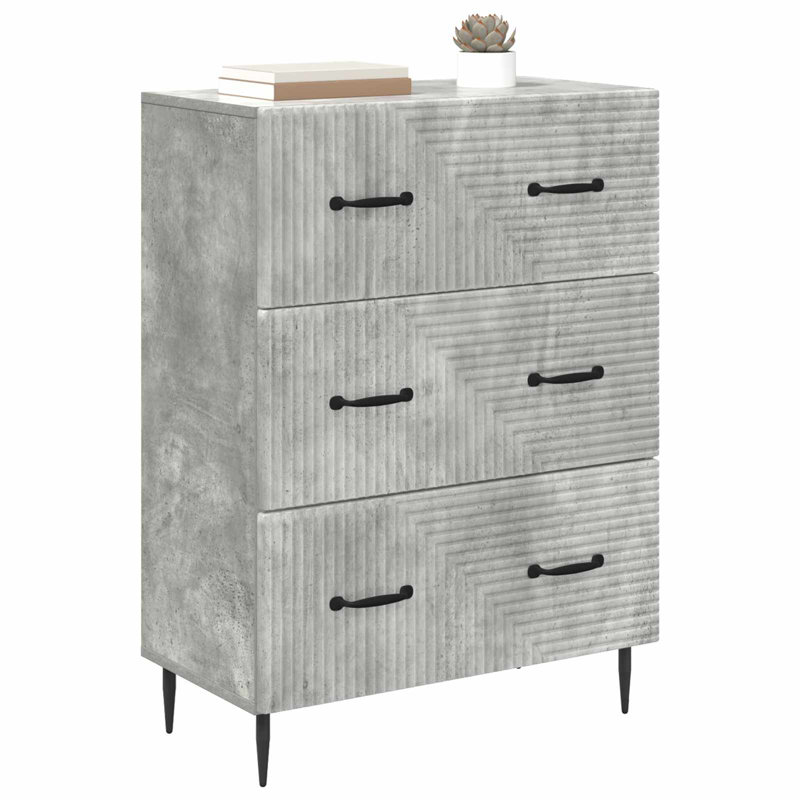Rectangle Accent Chest, Concrete Grey