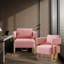 Ensemble de 2 fauteuils d'appoint rembourrés Teddy-129715221