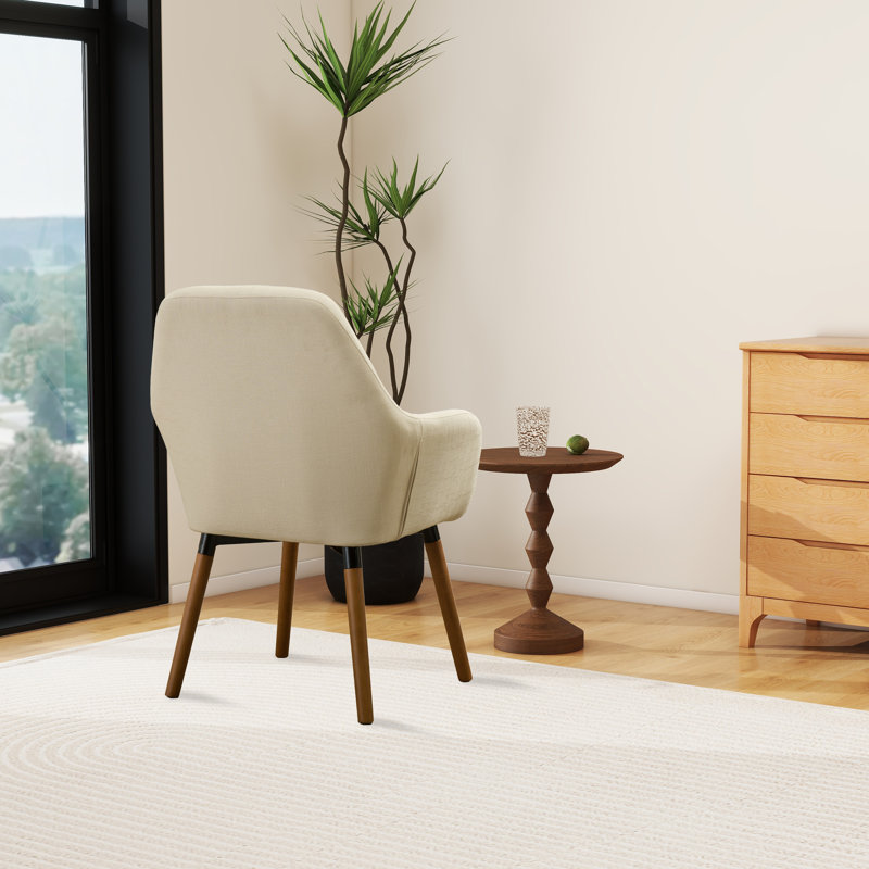 Chaise de salle à manger Litza, Beige