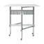 Table de couture pliable avec roulettes