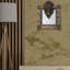 Rustic Faux Wood Bison Bust Mirror - Southwest & Native American Inspired