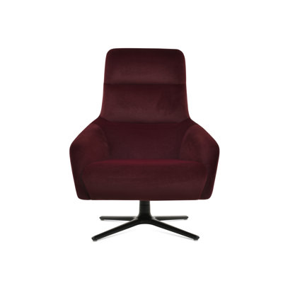 BRC Oval Chair In Cherry Velvet
