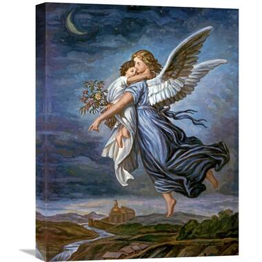 Bless international Guardian Angel Framed On Plastic / Acrylic Print &  Reviews