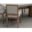 Chaise d'appoint rembourrée à dossier plein Evlynn en crème