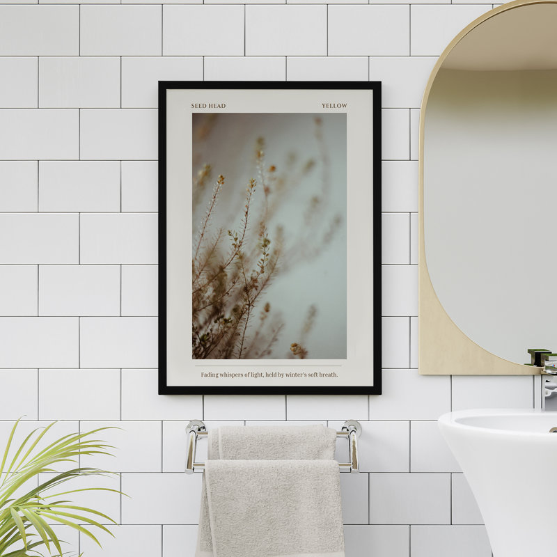 Z Studio Floral Wall Art, Structure noire