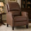 Fauteuil inclinable manuel rembourré pour le salon-2083478887