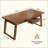 Rectangular Dining Table With Drawer & Solid Wood Legs (Just 1Pcs Dining Table)