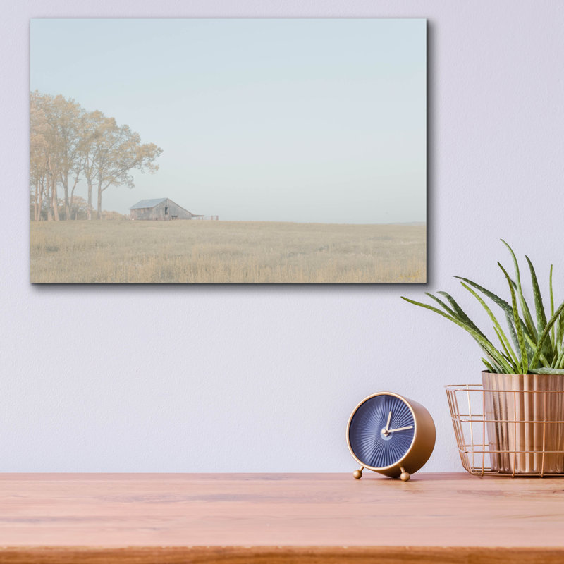 Art mural en verre épique «Farm and Skyview» par Life BeautifuLEE, 16 po x 12 po