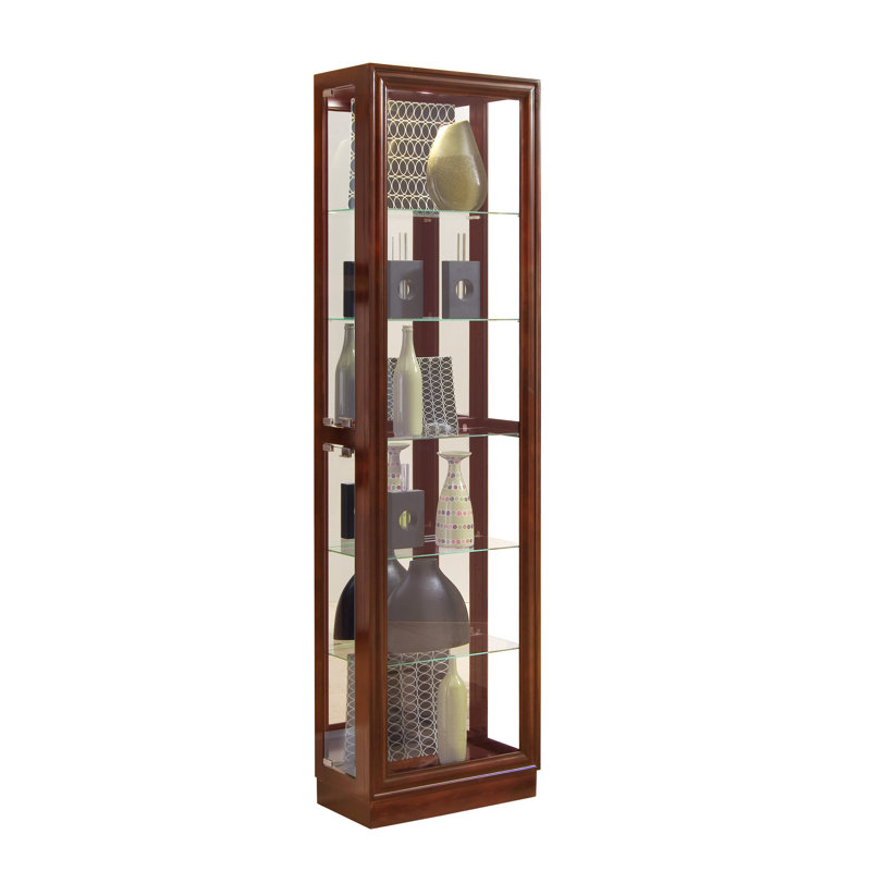 Vitrine à 5 tablettes Spenser, Brun