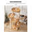 Rattan-Woven Solid Wood Cat Tree