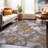 Mullenax Performance Gray/Yellow/Ivory Rug-464501120