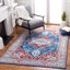 Tapis bleu marine / rouge Aurich 851-89244108
