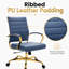Fauteuil de bureau pivotant en cuir Naudain-58177232-132200683
