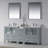 72" Double Bathroom Vanity with Sink-49240095
