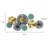 Handmade Glam Abstract Wall Decor on Metal