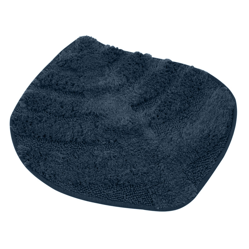 Attaway Cotton Non-Slip Non-Slip Bath Mat, Silver