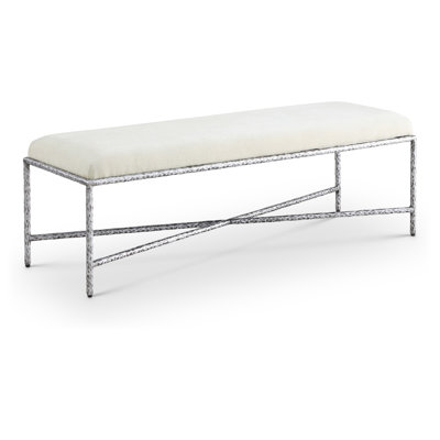 Banc en tissu Iyania Chenille
