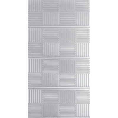 Basket Weave 22 in x 46 in Drop-in Ceiling Light Diffuser Panel 29 sq.ft. / case