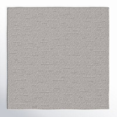 Elle Silver Hand-Woven Wool Rug