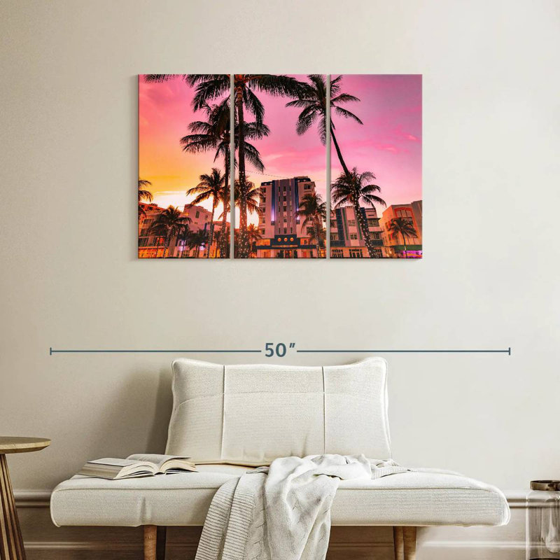 Nicci Miami Beach Waterfront, H 24 po x l 38 po