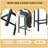 24 Inches Modern Double Needle Barstools With Metal Base-1129559211