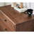 Brown Solid Wood Accent Cabinet