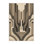Tapis moelleux moelleux délicat Art Deco beige - reliure beige
