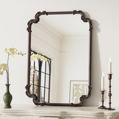 Genan Accent Scalloped Rectangle Wall Mirror