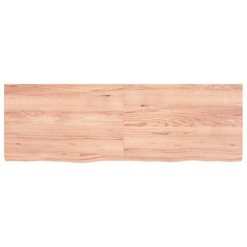 Vidaxl Wall Shelf, 4cm H x 120 cm W x 40cm D, Light Brown