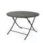 Table de salle à manger pliable RIAD ROND (table incluse seulement)