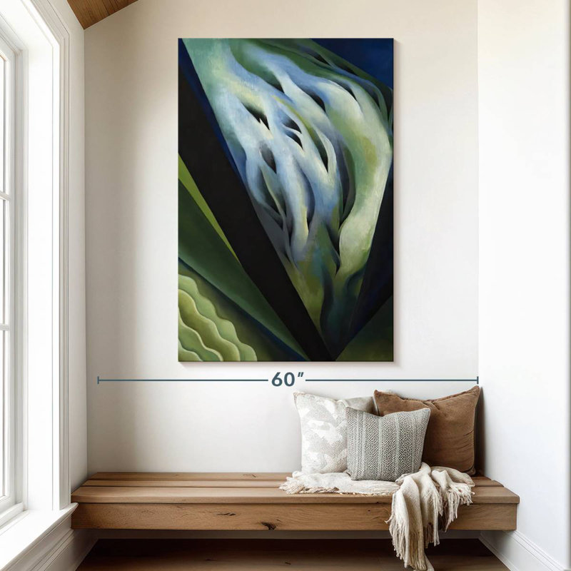 Avery Blue And Green Music, 51" H x 34" W