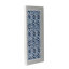 Ensemble de 2 sculptures suspendues bleues et blanches, décoration murale moderne