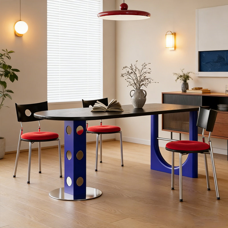 Bright and Creative Design Multi-functional Table, 29.52" H x 62.99" W x 27.55" D
