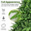 Arbre de Noël articulé artificiel pré-éclairé avec lumières DEL blanc chaud et base en métal-665620553