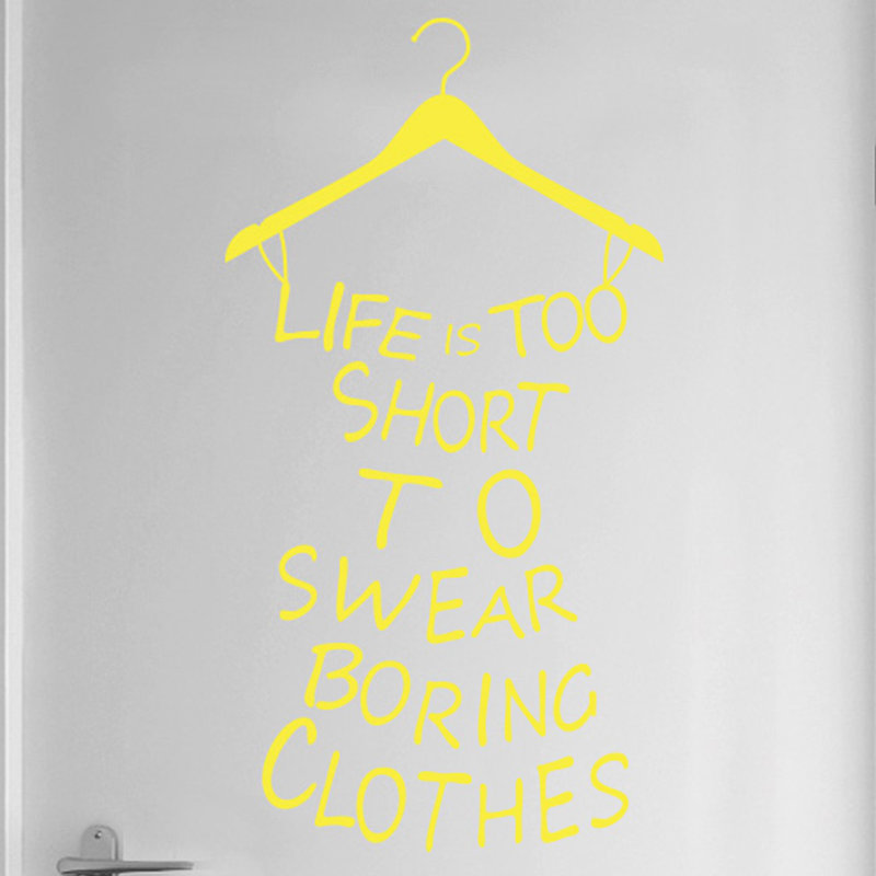 Wall Decal, Bright Yellow