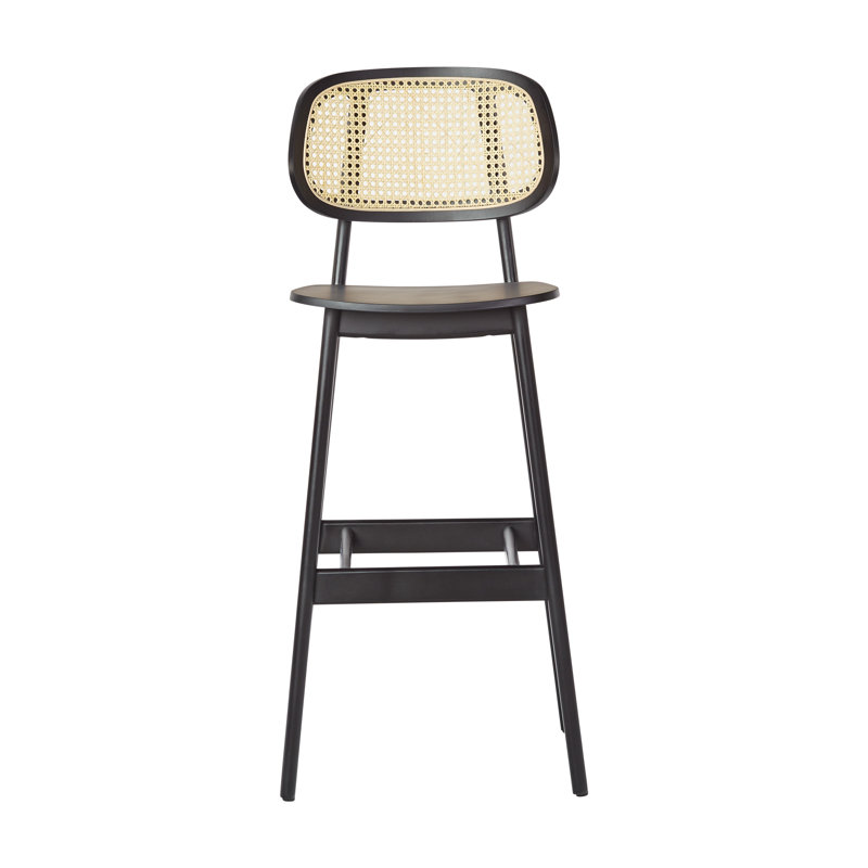 Suazo Counter Stool with Solid Wood Frame, Bar Stool (43" Seat Height)