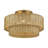 Weavington 3 Light Antique Gold Leaf Large Semi-flush-121436179-121436176