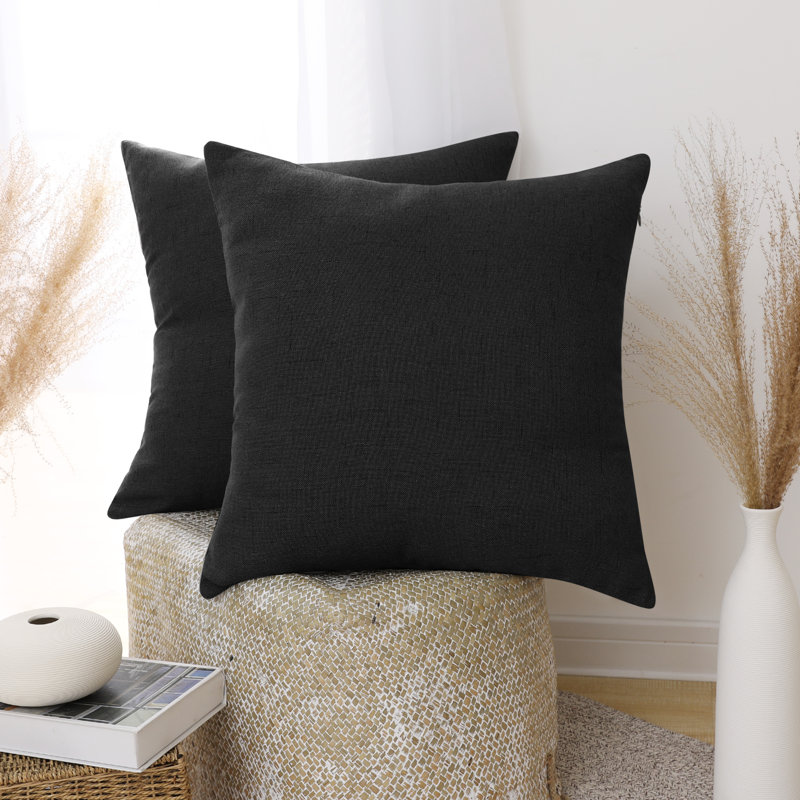 Housse de coussin Deconovo, Crème, H 20 po x l 20 po