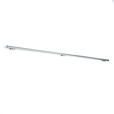 Ensemble de rail d'échelle de 6 pi pour système coulissant silencieux échelle (comprend: rail, supports, embouts de rail)