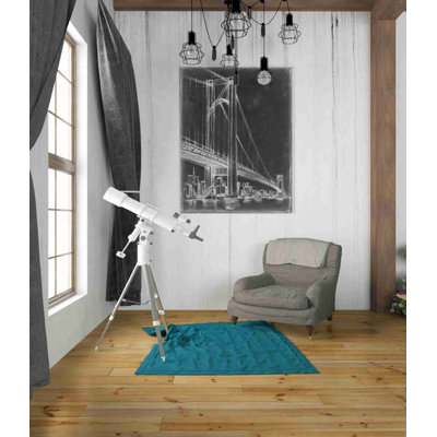 «Suspension Bridge Blueprint II» par Ethan Harper, art mural sur toile
