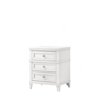 3 Drawer Nightstand W/ USB