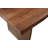 72" Brown Solid Wood Live Edge Sled Base Dining Table