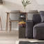 Barbara Side Table Modern 2-Tier Design with Storage Compartments-49649721