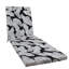 Coussin de chaise longue pour pelouse 2 pièces, 75 po x 22,8 po 2 po, respirant, rembourrage en éponge dense, attaches sécuritaires, peu d'entretien, rembourrage confortable au coussin près de la piscine, options multicolores fixes