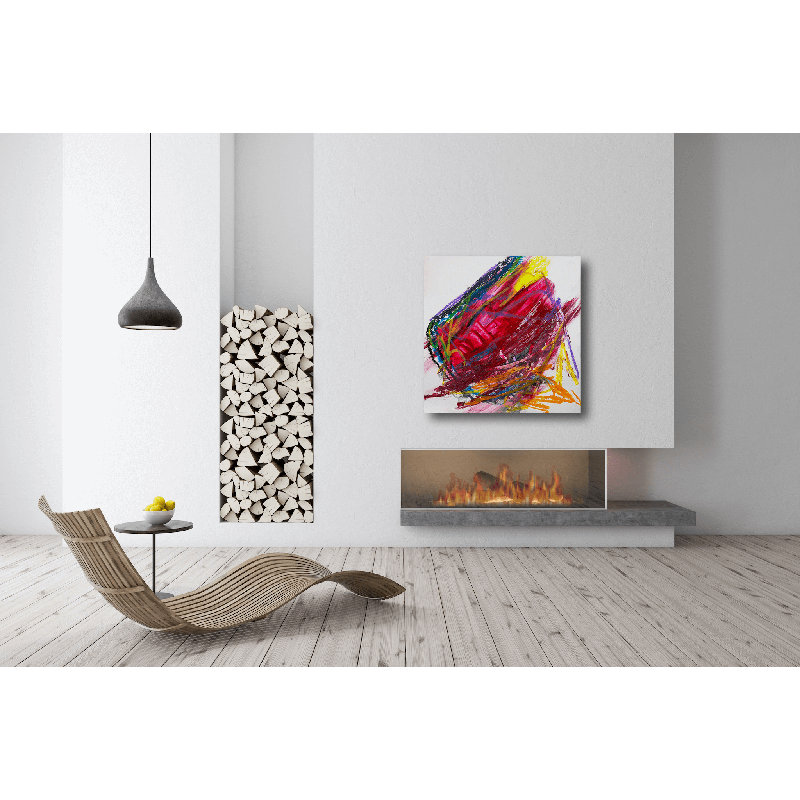 «Ruby» par John Beard - reproduction d'art sur toile tendue, Toile tendue, H 36 po x l 36 po x P 1,5 po